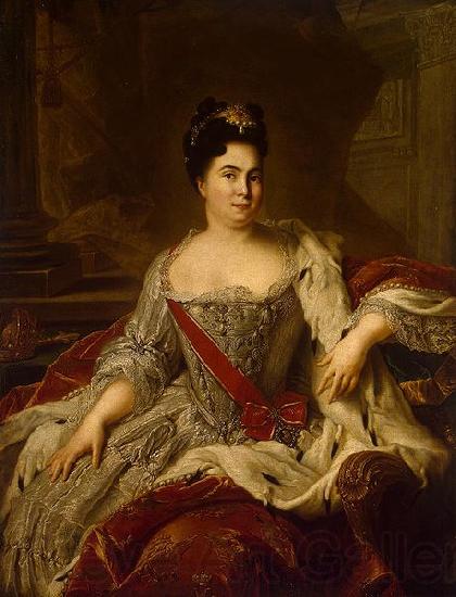 Jjean-Marc nattier Catherine I of Russia by Nattier France oil painting art